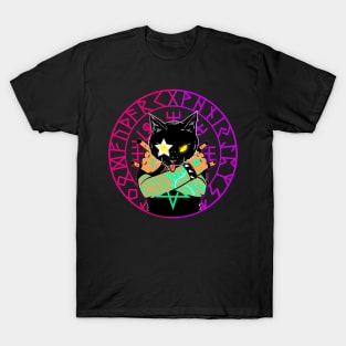 Cyber Head Metal Cat T-Shirt